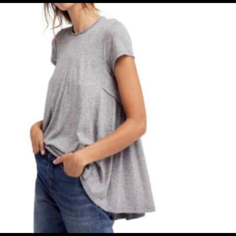 We The Free High Low Peplum Top